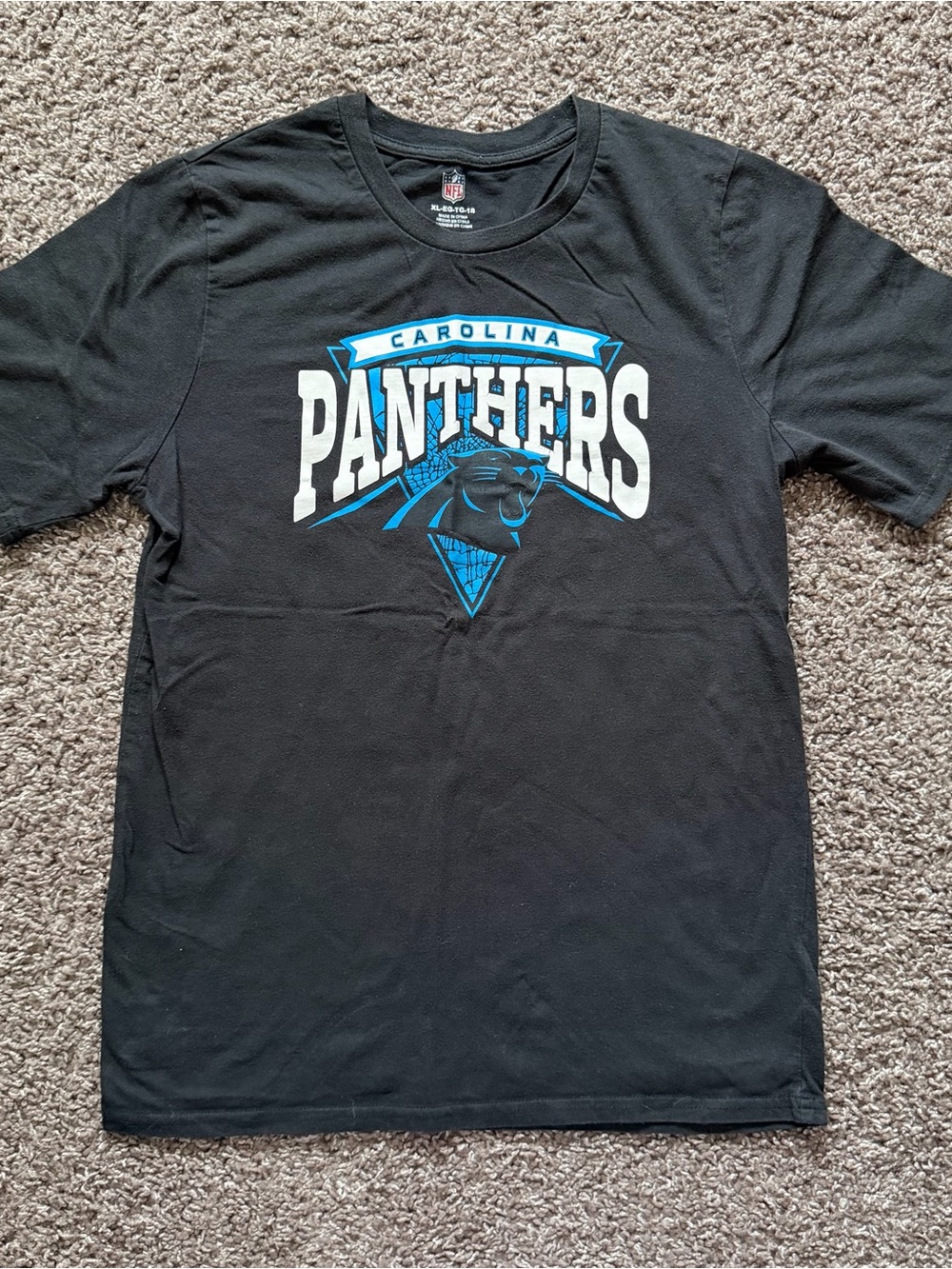 Carolina Panthers NFL Graphic Tee Youth XL